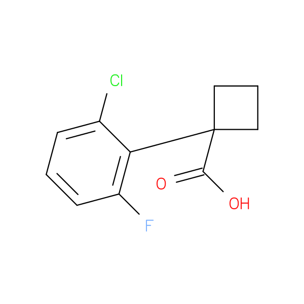 1-(2-chloro-6-fluorophenyl)cyclobutane-1-carboxylic acid