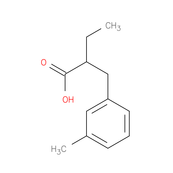 2-[(3-Methylphenyl)methyl]butanoic acid