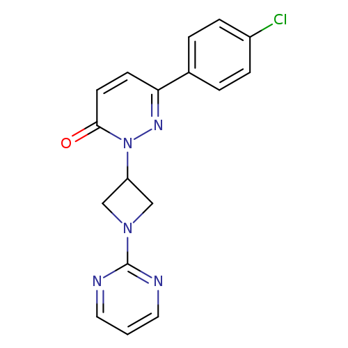 6-(4-chlorophenyl)-2-[1-(pyrimidin-2-yl)azetidin-3-yl]-2,3-dihydropyridazin-3-one