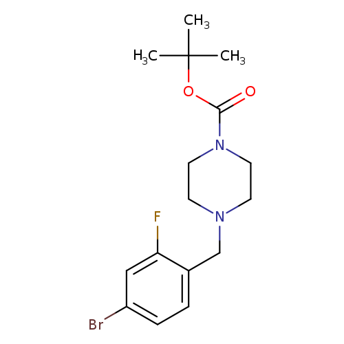 tert-Butyl 4-(4-bromo-2-fluorobenzyl)piperazine-1-carboxylate
