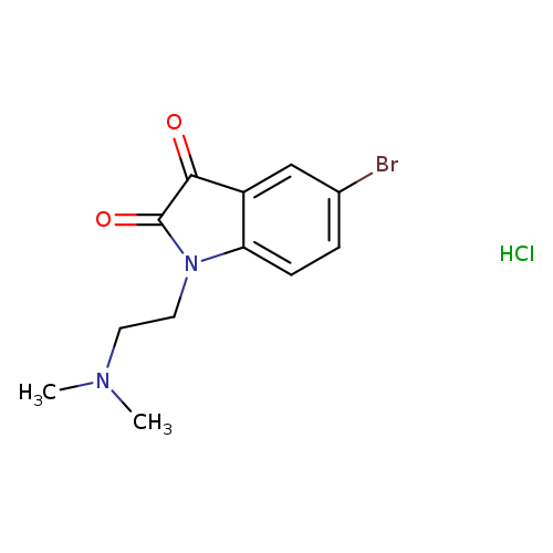 5-Bromo-1-[2-(dimethylamino)ethyl]-2,3-dihydro-1h-indole-2,3-dione hydrochloride