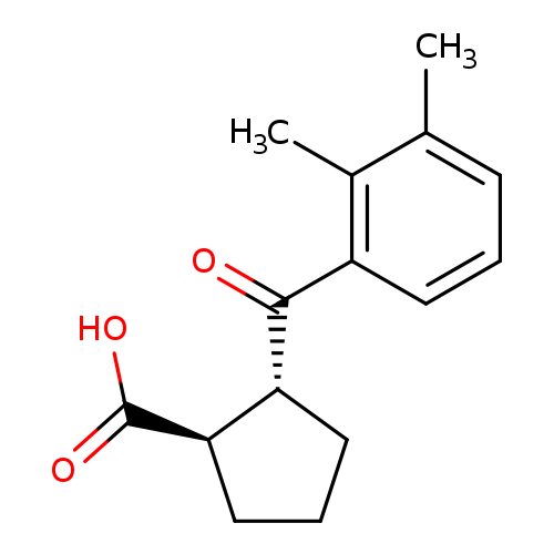 trans-2-(2,3-Dimethylbenzoyl)cyclopentane-1-carboxylic acid