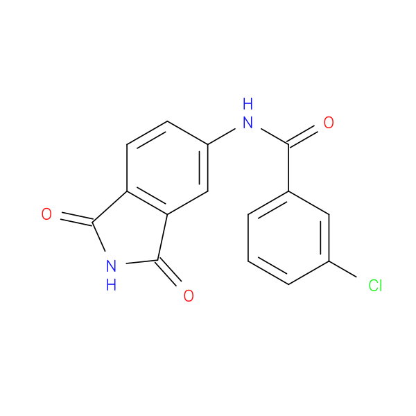 3-chloro-N-(1,3-dioxo-2,3-dihydro-1H-isoindol-5-yl)benzamide