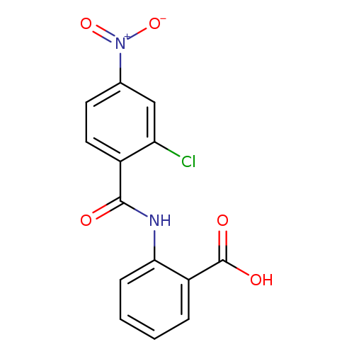 2-(2-chloro-4-nitrobenzamido)benzoic acid