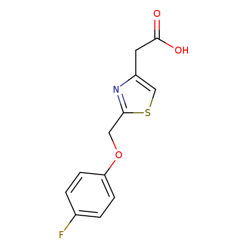 2-[2-(4-fluorophenoxymethyl)-1,3-thiazol-4-yl]acetic acid