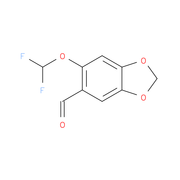 6-(difluoromethoxy)-1,3-dioxaindane-5-carbaldehyde