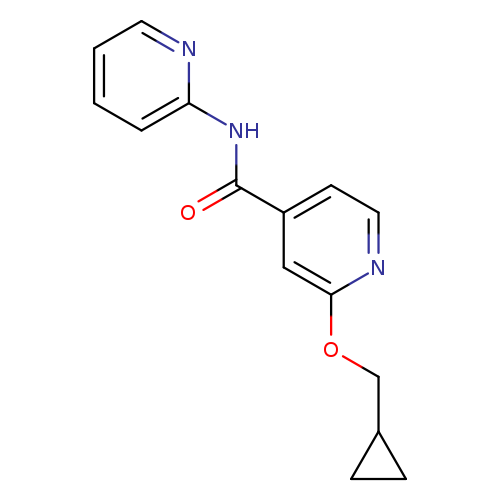 2-(cyclopropylmethoxy)-N-(pyridin-2-yl)pyridine-4-carboxamide