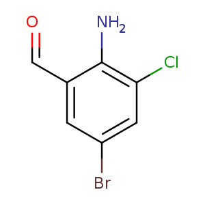 Benzaldehyde, 2-amino-5-bromo-3-chloro-