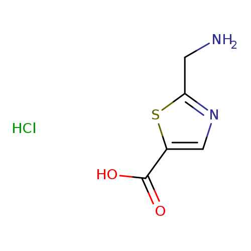 2-(aminomethyl)-1,3-thiazole-5-carboxylicacidhydrochloride