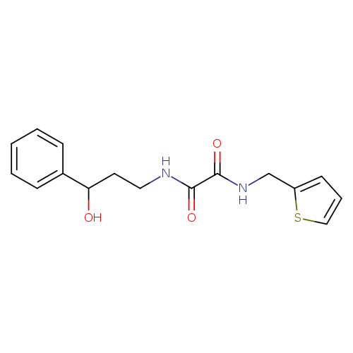 N'-(3-hydroxy-3-phenylpropyl)-N-[(thiophen-2-yl)methyl]ethanediamide