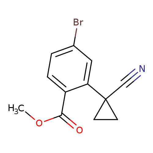 methyl 4-bromo-2-(1-cyanocyclopropyl)benzoate