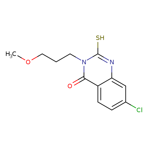 7-chloro-3-(3-methoxypropyl)-2-sulfanyl-3,4-dihydroquinazolin-4-one