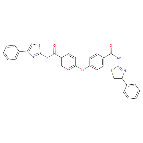 N-(4-phenyl-1,3-thiazol-2-yl)-4-{4-[(4-phenyl-1,3-thiazol-2-yl)carbamoyl]phenoxy}benzamide
