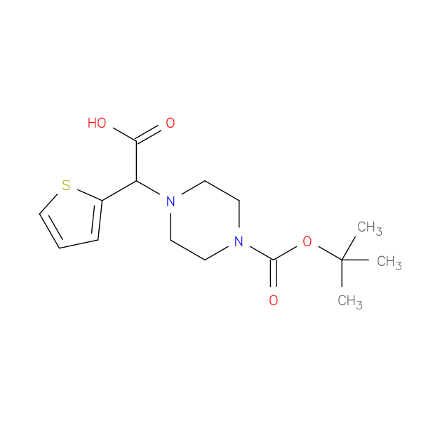 2-(4-Boc-piperazinyl)-2-(2-thienyl)acetic acid