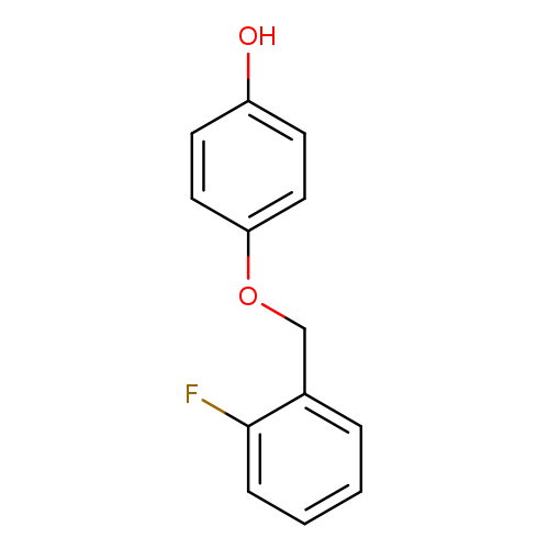 4-[(2-fluorophenyl)methoxy]phenol