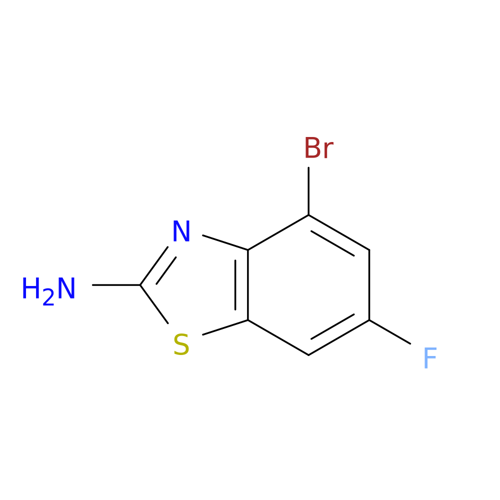2-Amino-4-bromo-6-fluorobenzothiazole