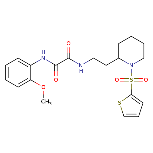 N'-(2-methoxyphenyl)-N-{2-[1-(thiophene-2-sulfonyl)piperidin-2-yl]ethyl}ethanediamide