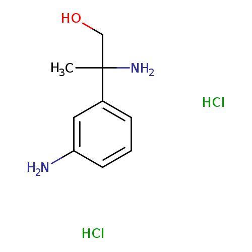 2-amino-2-(3-aminophenyl)propan-1-ol dihydrochloride
