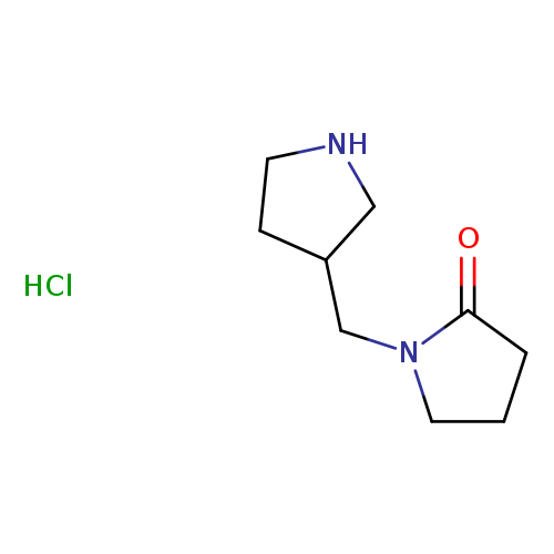 1-(pyrrolidin-3-ylmethyl)pyrrolidin-2-one hydrochloride