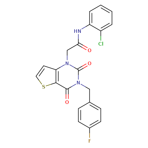 N-(2-chlorophenyl)-2-{3-[(4-fluorophenyl)methyl]-2,4-dioxo-1H,2H,3H,4H-thieno[3,2-d]pyrimidin-1-yl}acetamide