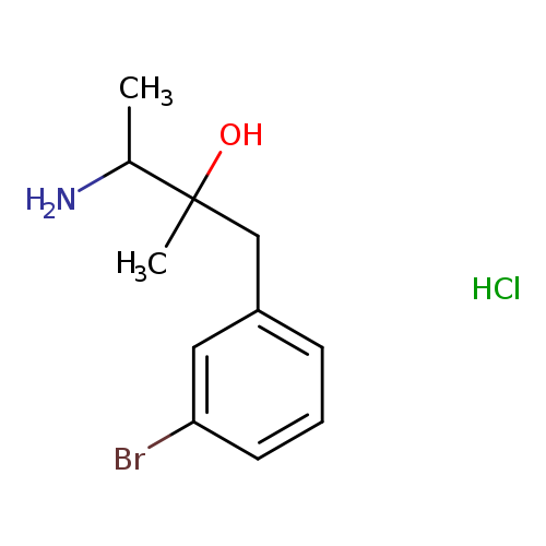 3-amino-1-(3-bromophenyl)-2-methylbutan-2-ol hydrochloride
