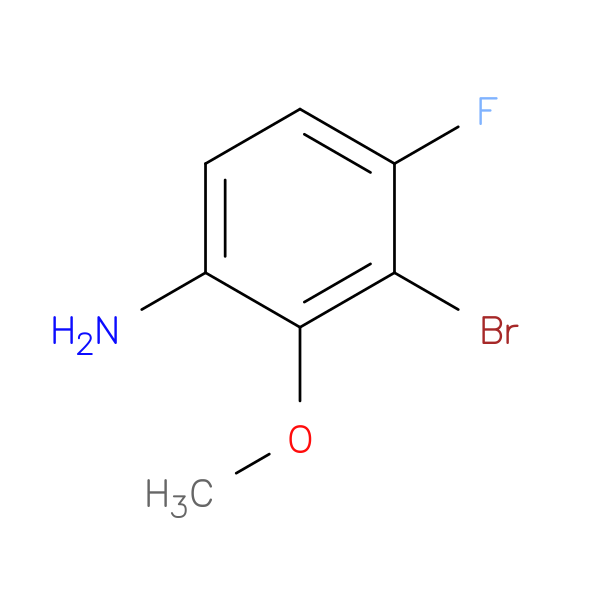 3-Bromo-4-fluoro-2-methoxyaniline