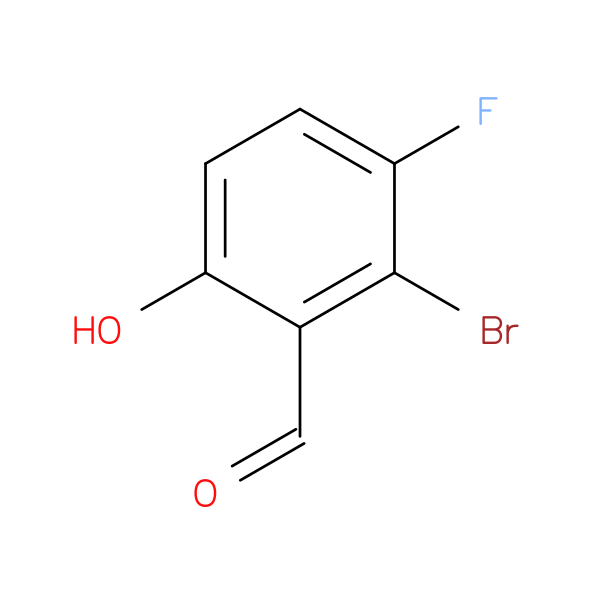 2-bromo-3-fluoro-6-hydroxybenzaldehyde