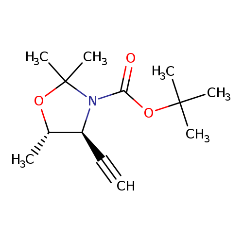 tert-butyl(4S,5S)-4-ethynyl-2,2,5-trimethyl-1,3-oxazolidine-3-carboxylate