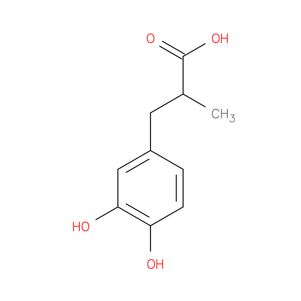 3-(3,4-Dihydroxyphenyl)-2-methylpropanoic acid