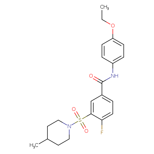 N-(4-ethoxyphenyl)-4-fluoro-3-[(4-methylpiperidin-1-yl)sulfonyl]benzamide