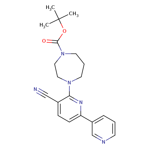 tert-Butyl 4-(5-cyano-[2,3'-bipyridin]-6-yl)-1,4-diazepane-1-carboxylate