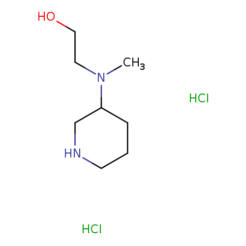 2-(Methyl(piperidin-3-yl)amino)ethanol dihydrochloride