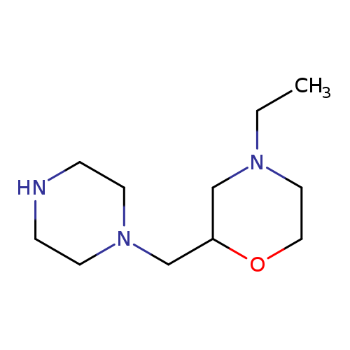 4-ethyl-2-(piperazin-1-ylmethyl)morpholine