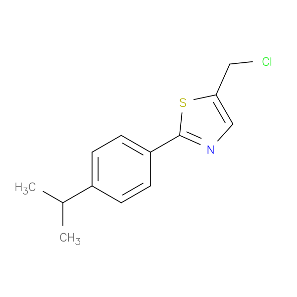 5-(chloromethyl)-2-[4-(propan-2-yl)phenyl]-1,3-thiazole