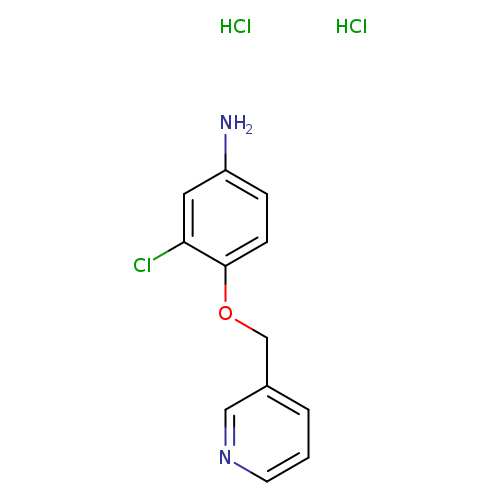 3-chloro-4-(pyridin-3-ylmethoxy)aniline dihydrochloride