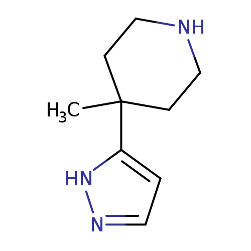 4-methyl-4-(1H-pyrazol-5-yl)piperidine dihydrochloride