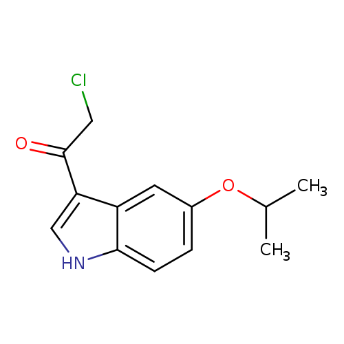 2-chloro-1-[5-(propan-2-yloxy)-1H-indol-3-yl]ethan-1-one