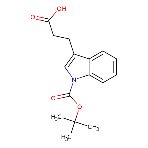 3-(2-CARBOXY-ETHYL)-INDOLE-1-CARBOXYLIC ACID TERT-BUTYL ESTER