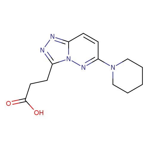 3-(6-(piperidin-1-yl)-[1,2,4]triazolo[4,3-b]pyridazin-3-yl)propanoic acid