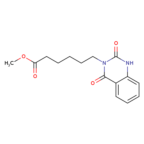 methyl 6-(2,4-dioxo-1,2,3,4-tetrahydroquinazolin-3-yl)hexanoate