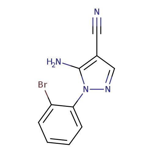 5-Amino-1-(2-bromophenyl)-1H-pyrazole-4-carbonitrile