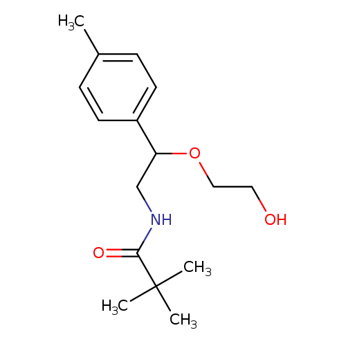 N-[2-(2-hydroxyethoxy)-2-(4-methylphenyl)ethyl]-2,2-dimethylpropanamide