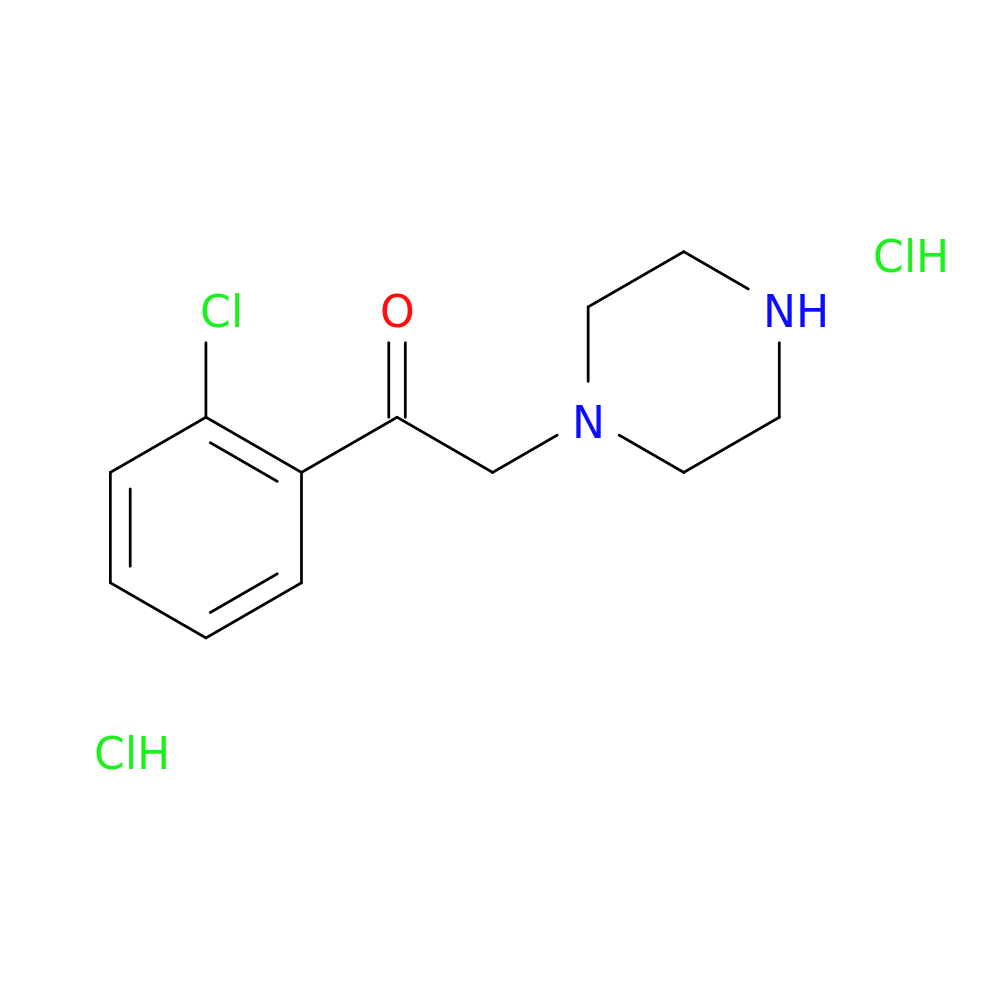 1-(2-chlorophenyl)-2-(piperazin-1-yl)ethan-1-one dihydrochloride
