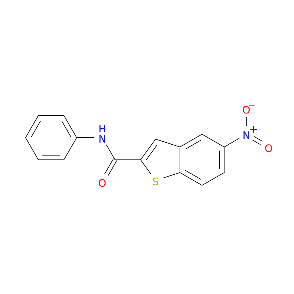5-nitro-N-phenyl-1-benzothiophene-2-carboxamide