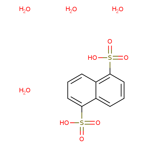 1,5-Naphthalenedisulfonic acid, hydrate (1:4)