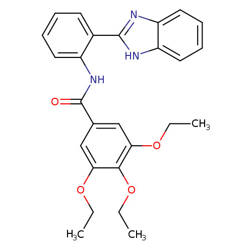 N-[2-(1H-1,3-benzodiazol-2-yl)phenyl]-3,4,5-triethoxybenzamide