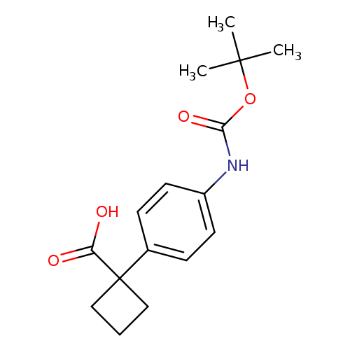 1-(4-{[(tert-butoxy)carbonyl]amino}phenyl)cyclobutane-1-carboxylicacid