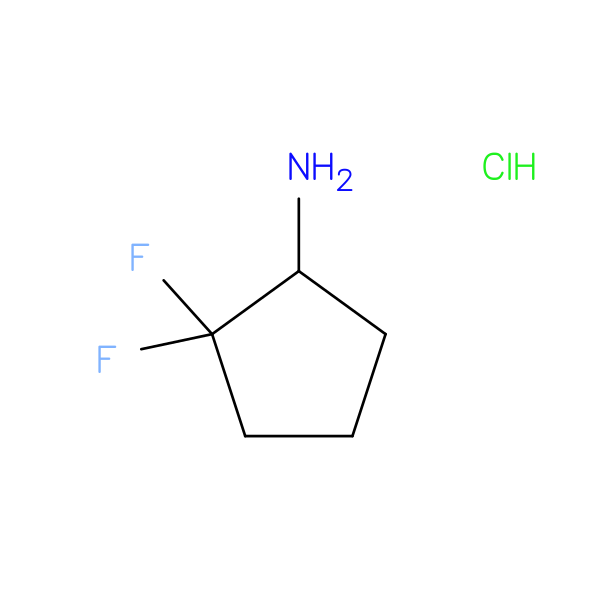 Cyclopentanamine,2,2-difluoro-,hydrochloride(1:1)