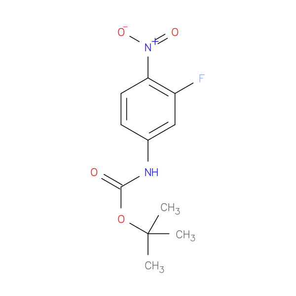 (3-Fluoro-4-nitrophenyl)carbamic acid tert-butyl ester