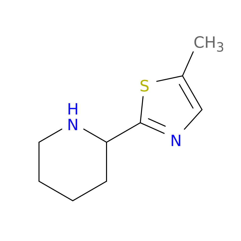 2-(5-methyl-1,3-thiazol-2-yl)piperidine
